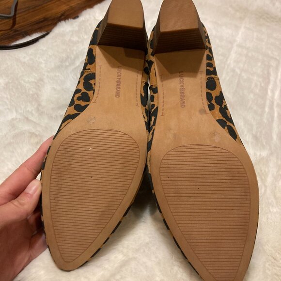 Lucky Brand Leopard Print Booties - Picture 3 of 5